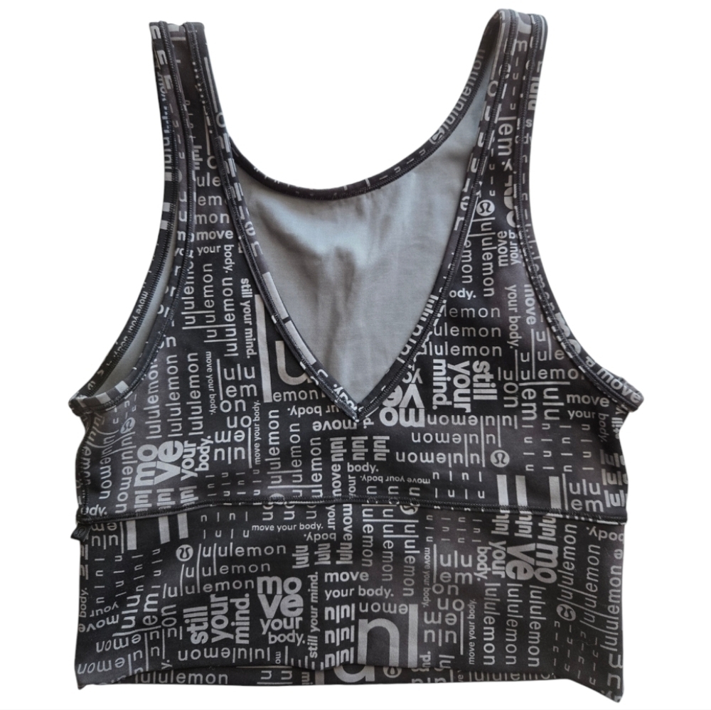 Lululemon Power Pivot Everlux Tank Top Motif Size 6 - Picture 3 of 8